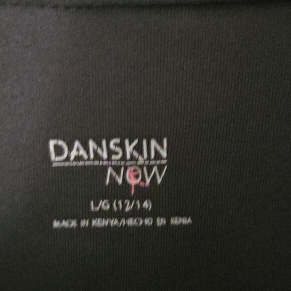 Danskin Now Lot Of 2 Black White Full Zip Mock Neck Track Jacket Size L - Picture 10 of 15